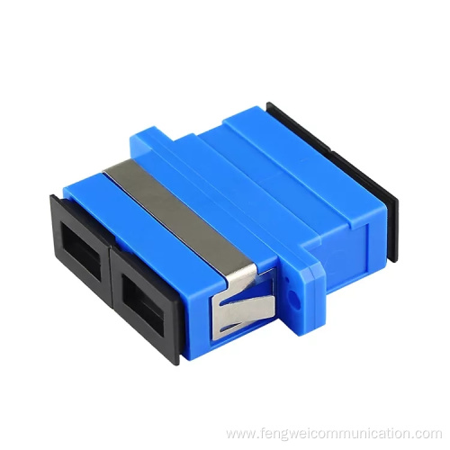 Sc-sc duplex fiber adapter